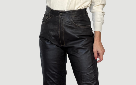 Brown Leather trousers