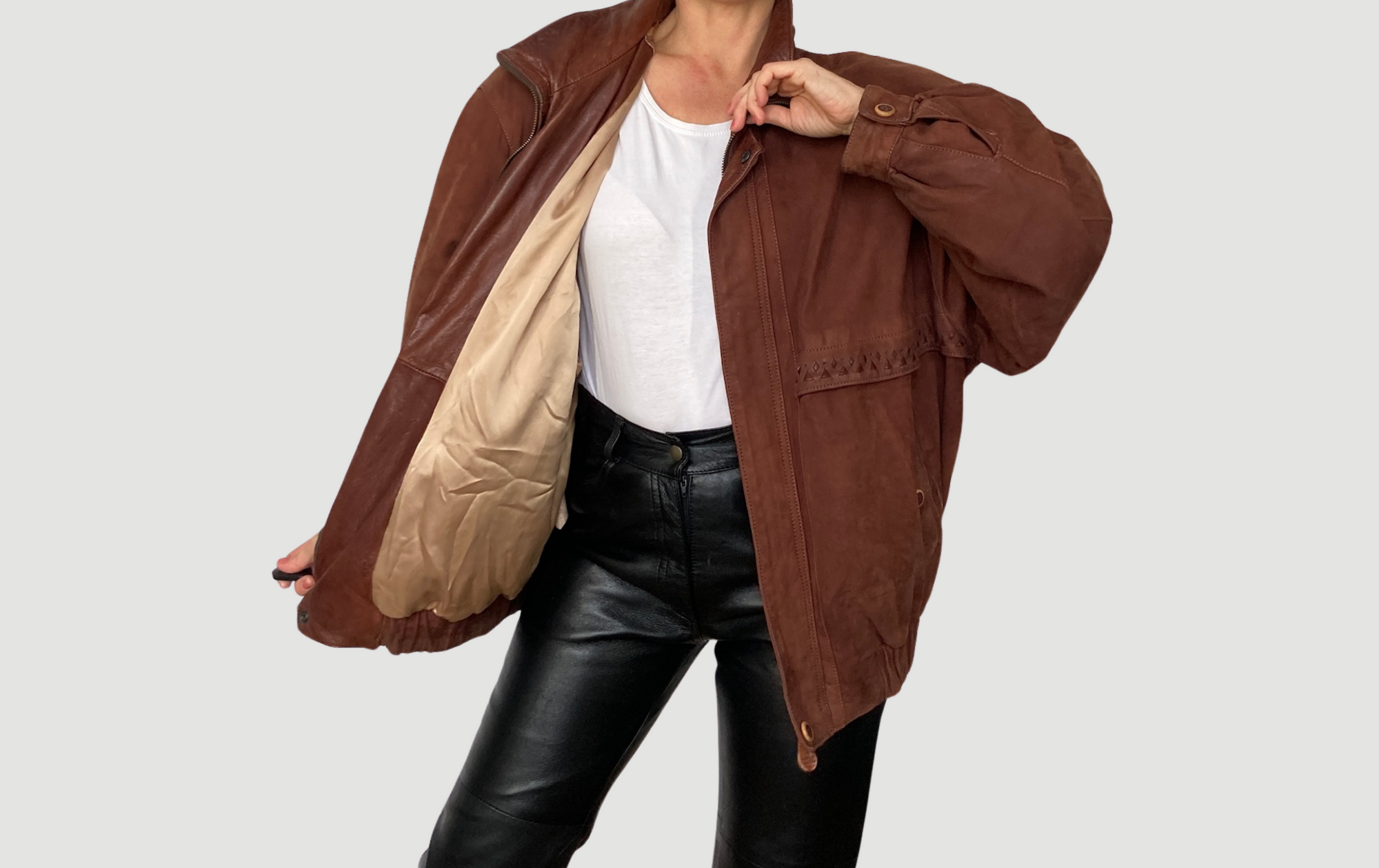 Brown Bomber jacket