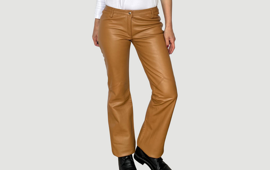 Brown Leather trousers