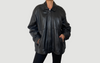 Black Bomber leather jacket