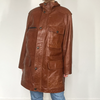 Military Leather Parka