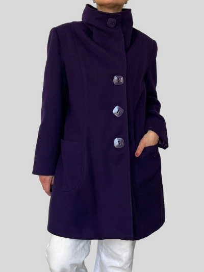 Vintage Woman Purple Jacket