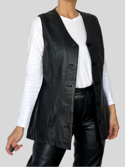 Vintage Leather Vest