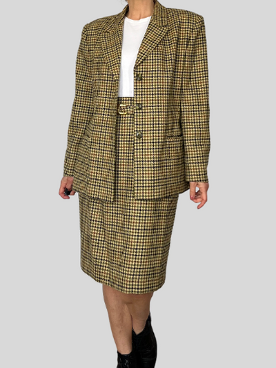 Vintage Two Pieces Wool Suit