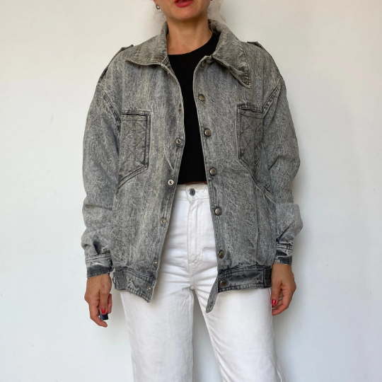 Sherpa denim jacket