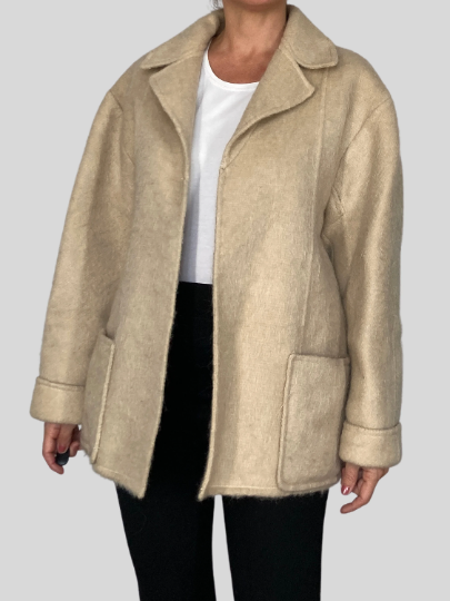 Wool Beige Coat