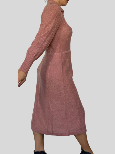 Wool Old Pink dress