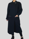 Black Wool Long Coat