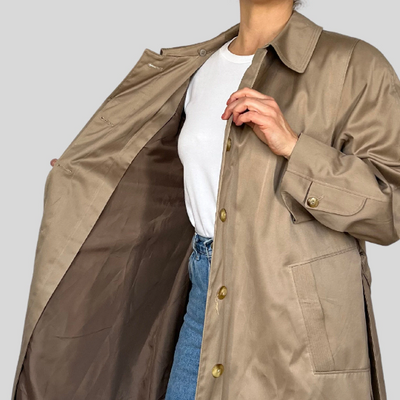 Semi satin Trench Coat