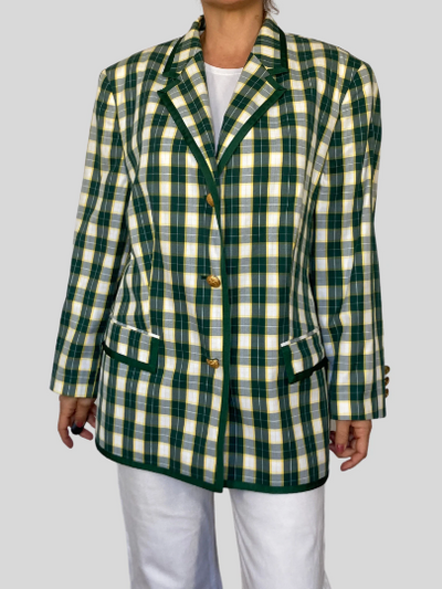 Franz Haushofer Plaid Blazer