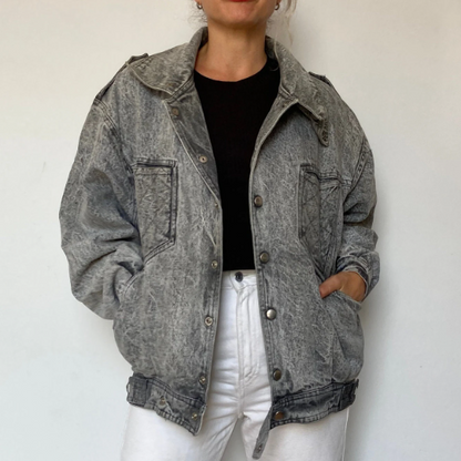 Sherpa denim jacket