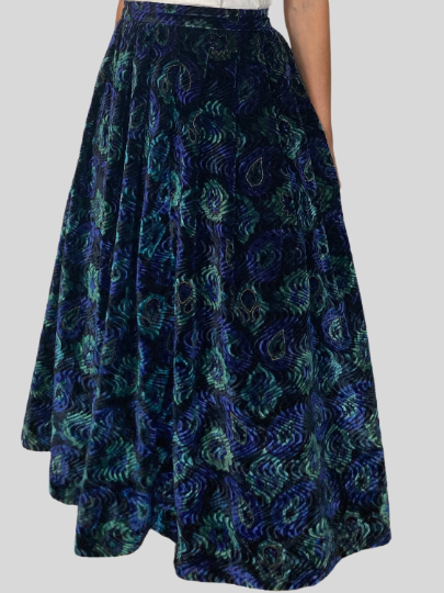 Velvet Maxi Skirt