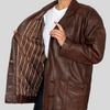 Vintage Brown leather jacket