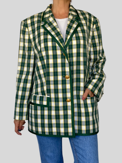 Franz Haushofer Plaid Blazer