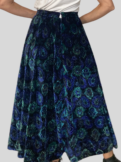 Velvet Maxi Skirt