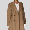 Wool Brown Long Coat