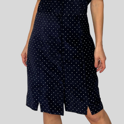 Polka Dot leather dress