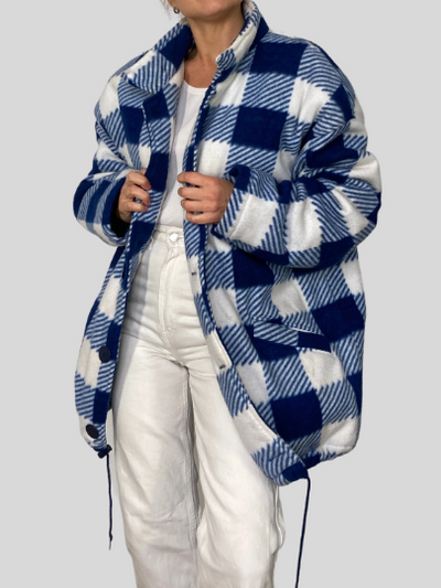 Puffer Plaid Coat