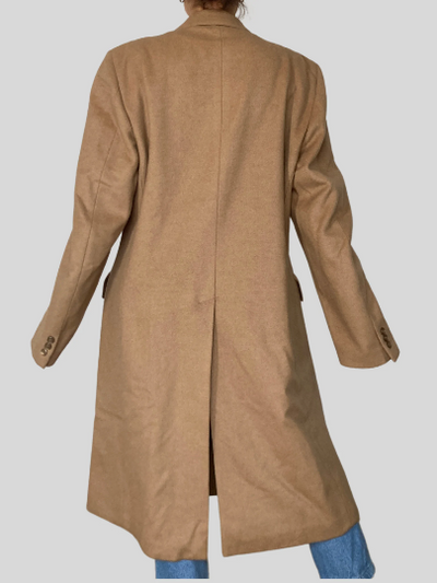 Wool Brown Long Coat