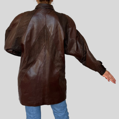 Vintage Brown leather jacket