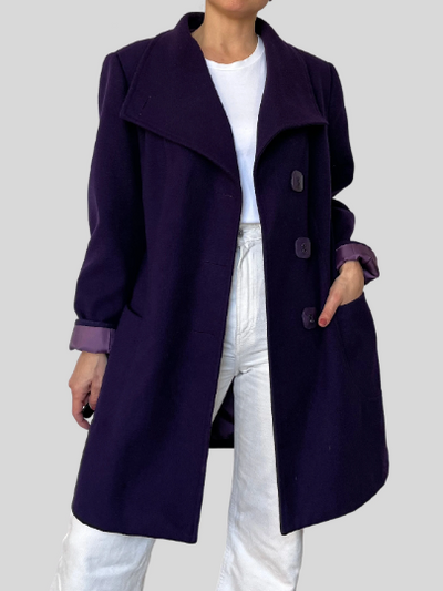 Vintage Woman Purple Jacket