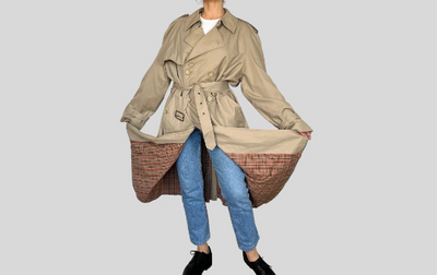 Beige Trench Coat