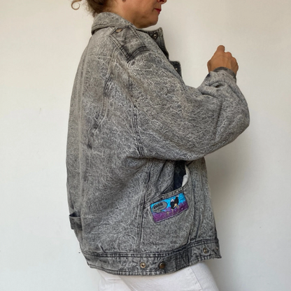 Sherpa denim jacket