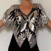 Silk Sequins Blouse