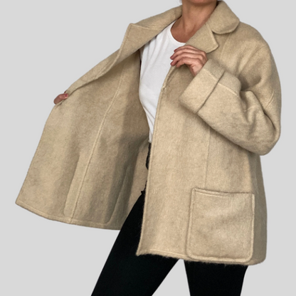 Wool Beige Coat