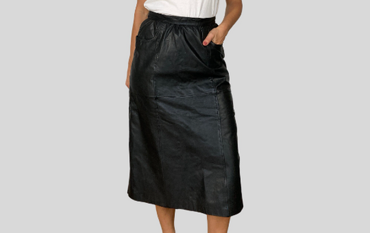 Black Leather skirt