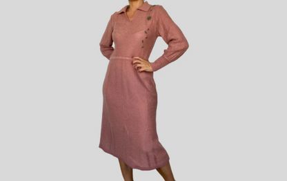 Wool Old Pink dress