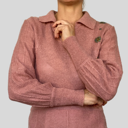 Wool Old Pink dress