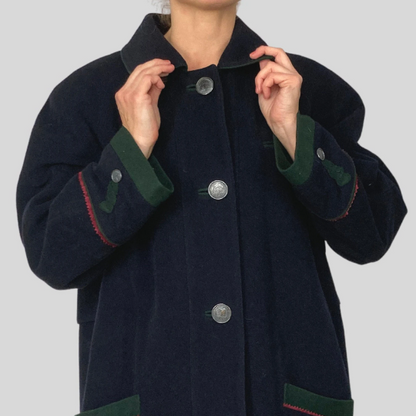 Cashmere Wool Long Coat