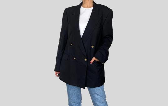 Vintage Navy Blazer