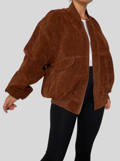 Brown Bomber jacket