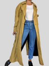 Mustard Long Trench Coat