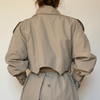 Beige Long Trench Coat