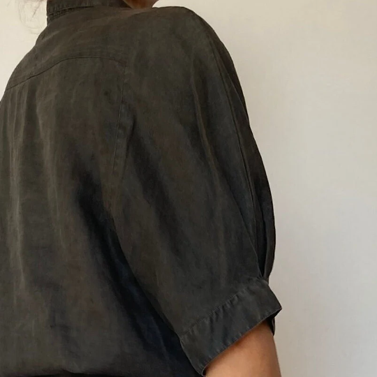 Geometric embroidered blouse
