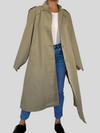 Light Green Trench Coat