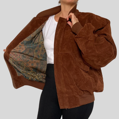 Brown Bomber jacket