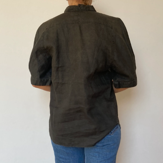 Geometric embroidered blouse