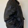 Bomber leather jacket