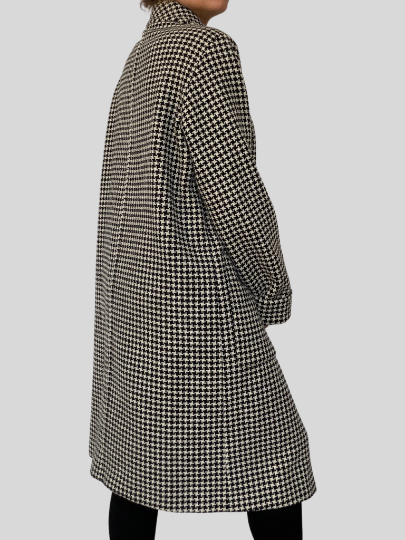 Prince of Wales Wool Coat