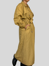 Mustard Long Trench Coat