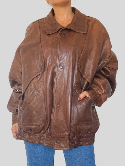 Brown Bomber jacket