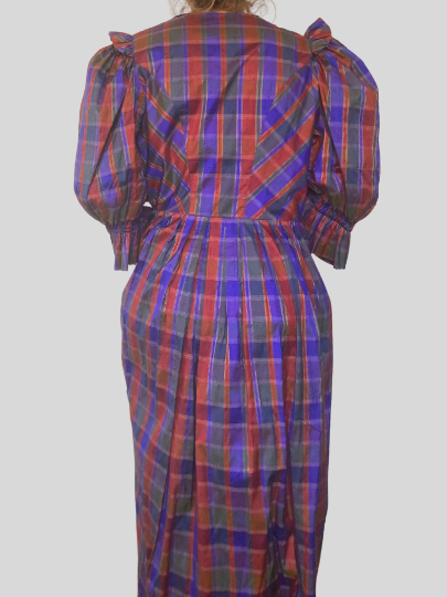Folk Silk Dress