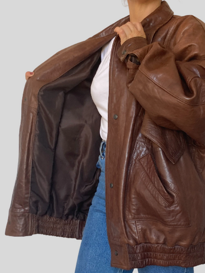 Brown Bomber jacket