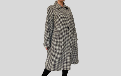 Prince of Wales Wool Coat