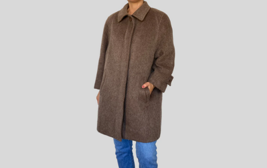 Llama Alpaca Mohair Wool Coat