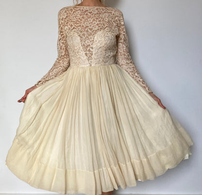 Vintage Tulle Lace Dress